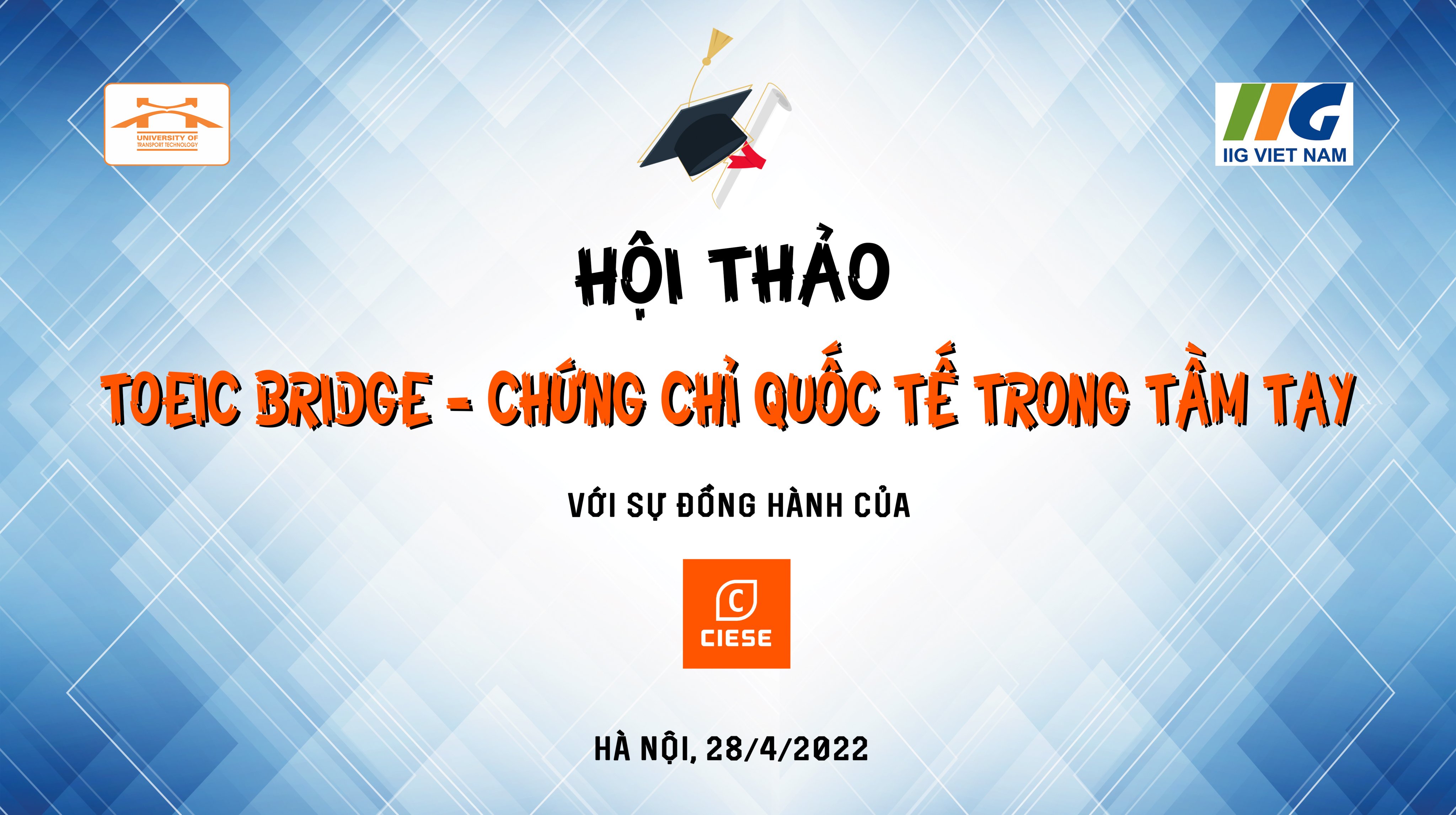 Hội thảo TOEIC Bridge- Chứng chỉ quốc tế trong tầm tay