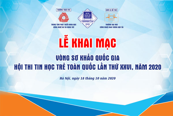 Vòng sơ khảo Quốc gia Hội thi tin học trẻ toàn quốc năm 2020