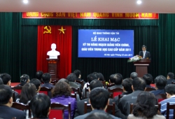 Khai mạc kỳ thi nâng ngạch giảng viên lên giảng viên chính, giáo viên trung học lên giáo viên trung học cao cấp năm 2011 khu vực phía Bắc