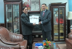 Đại sứ đặc mệnh toàn quyền nước Cộng hòa Ấn Độ tại Việt Nam thăm và làm việc với Trường