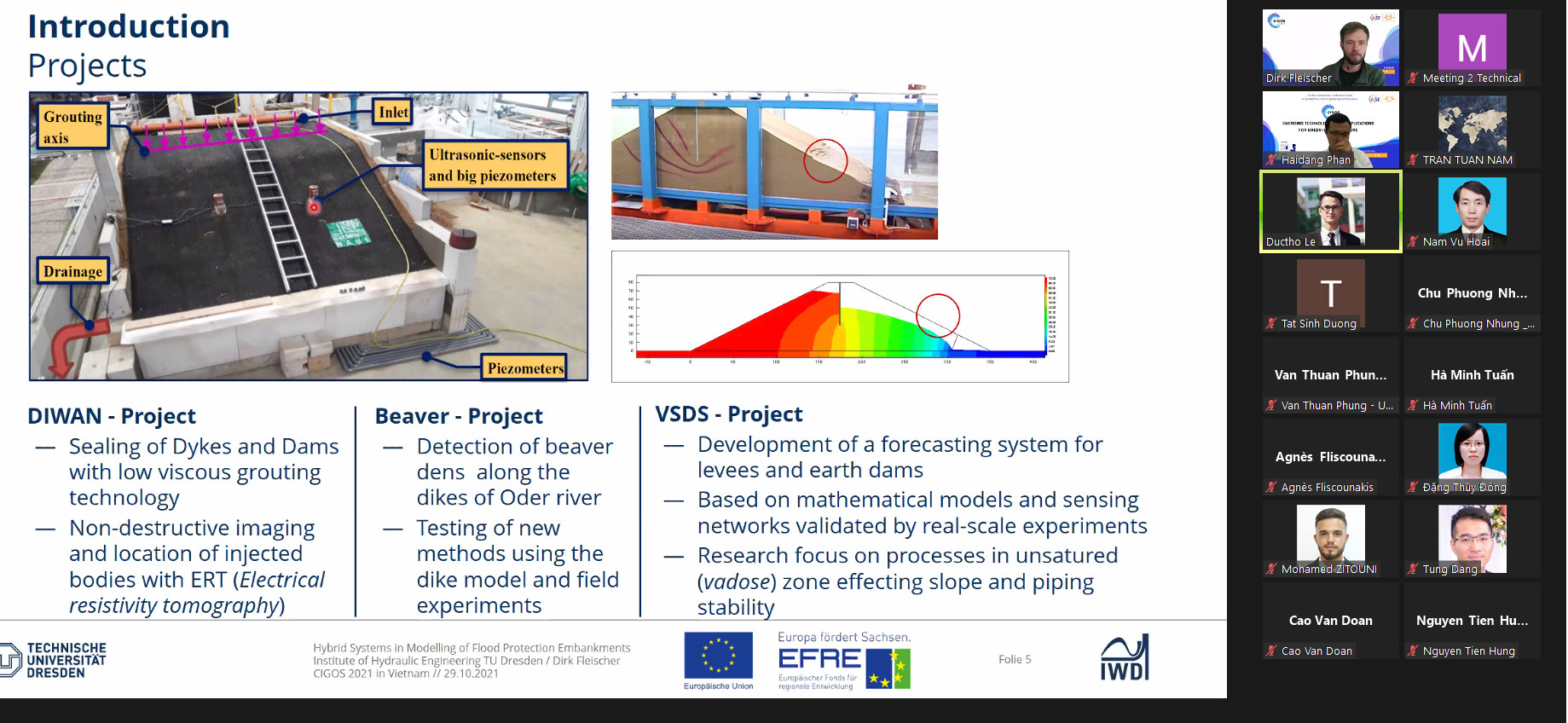 Hội nghị khoa học quốc tế CIGOS 2021: Các công nghệ và ứng dụng mới nổi cho cơ sở hạ tầng xanh