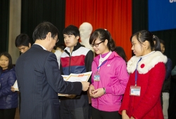 Lễ tuyên dương, khen thưởng sinh viên học kỳ I năm học 2014 - 2015