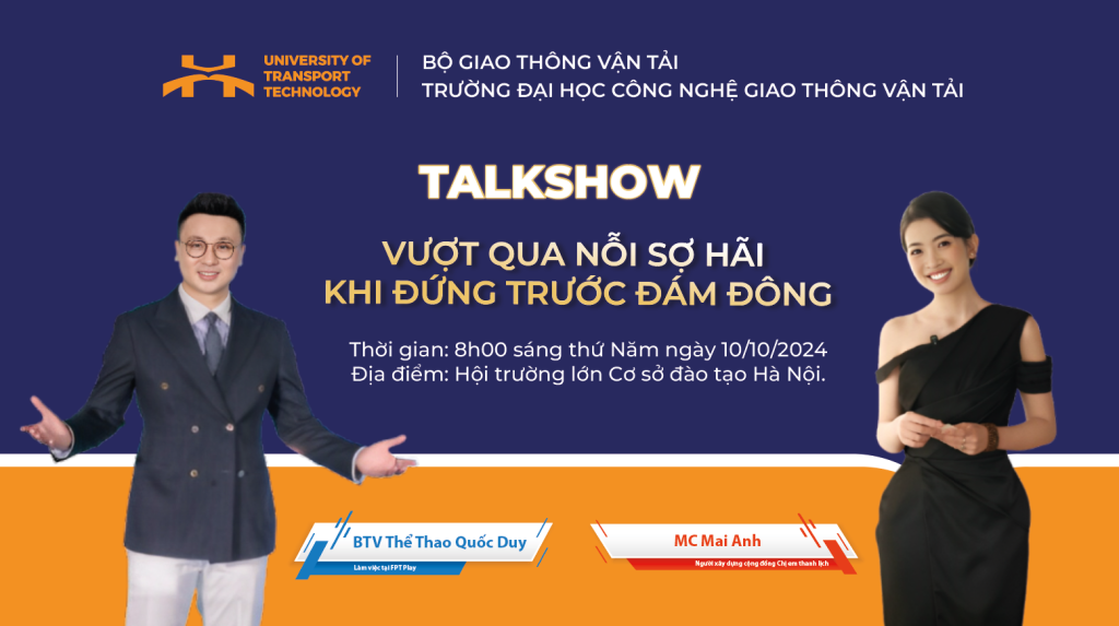 Chương trình talkshow “Vượt qua nỗi sợ hãi khi đứng trước đám đông”