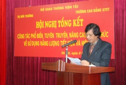 Hội nghị tổng kết công tác phổ biến, tuyên truyền nâng cao nhận thức về sử dụng năng lượng tiết kiệm và hiệu quả