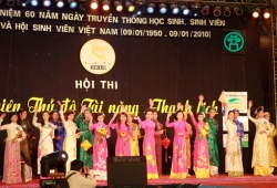 Trường ta dành giải nhất Hội trại Festival sinh viên Thủ đô 2010