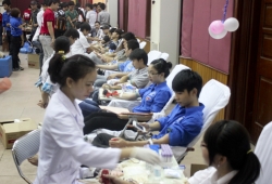 Hơn 500 đơn vị máu thu được trong ngày hội Hiến máu nhân đạo