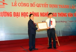 Lễ công bố Quyết định thành lập trường Đại học công nghệ giao thông vận tải