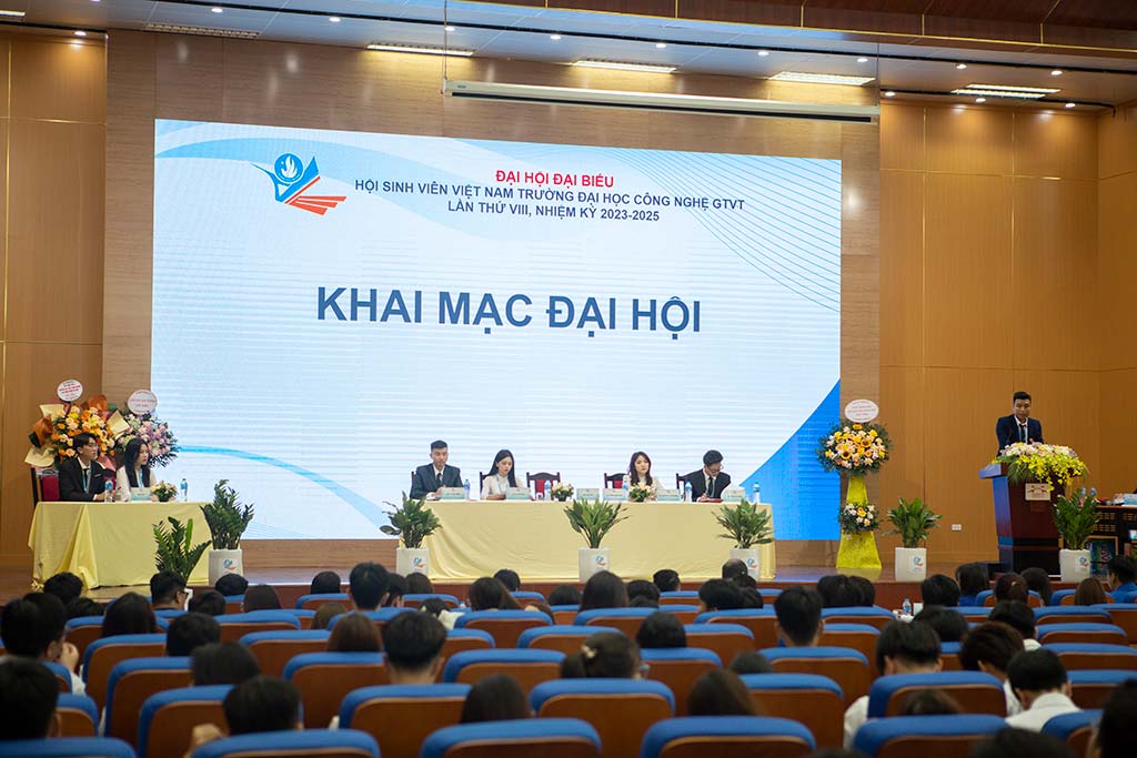 Đại hội Đại biểu Hội sinh viên Việt Nam Trường ĐH Công nghệ GTVT lần thứ VIII, nhiệm kỳ 2023-2025