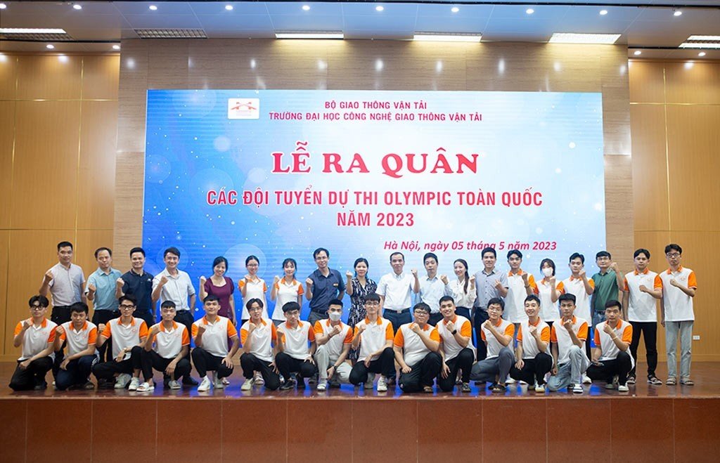 Lễ ra quân các đội tuyển UTT dự thi Olympic các môn Cơ học toàn quốc năm 2023