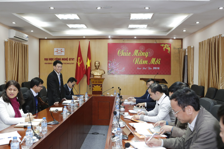 Trường Đại học Công nghệ GTVT làm việc với Cục Đường thủy nội địa Việt Nam