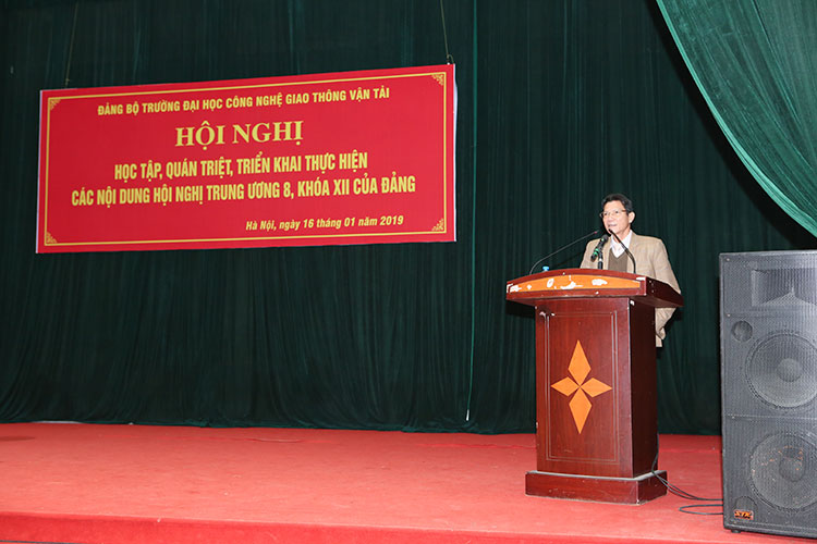 Hội nghị học tập, quán triệt, tuyên truyền và triển khai thực hiện các nội dung Hội nghị Trung ương 8, khóa XII của Đảng