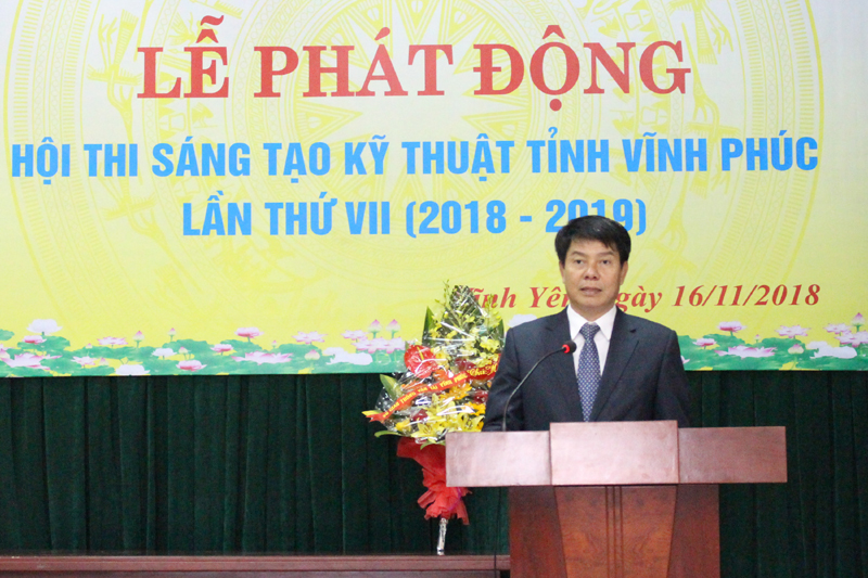 Thông báo Đăng ký tham dự Hội thi sáng tạo kỹ thuật Tỉnh Vĩnh Phúc lần thứ VII (2018-2019)