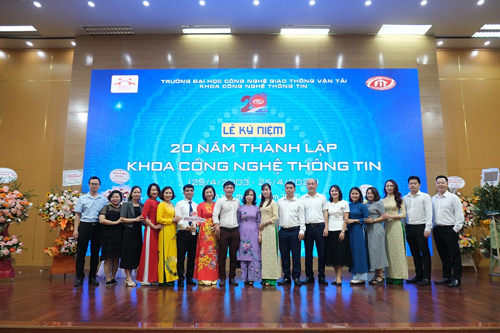 Lễ kỷ niệm 20 năm thành lập Khoa Công nghệ thông tin (25/4/2003-25/4/2023)