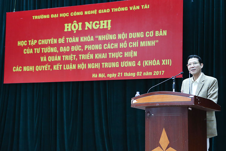 Học tập quán triệt Nghị quyết Trung ương 4 (khóa XII) và chuyên đề toàn khóa “Những nội dung cơ bản của tư tưởng đạo đức, phong cách Hồ Chí Minh”