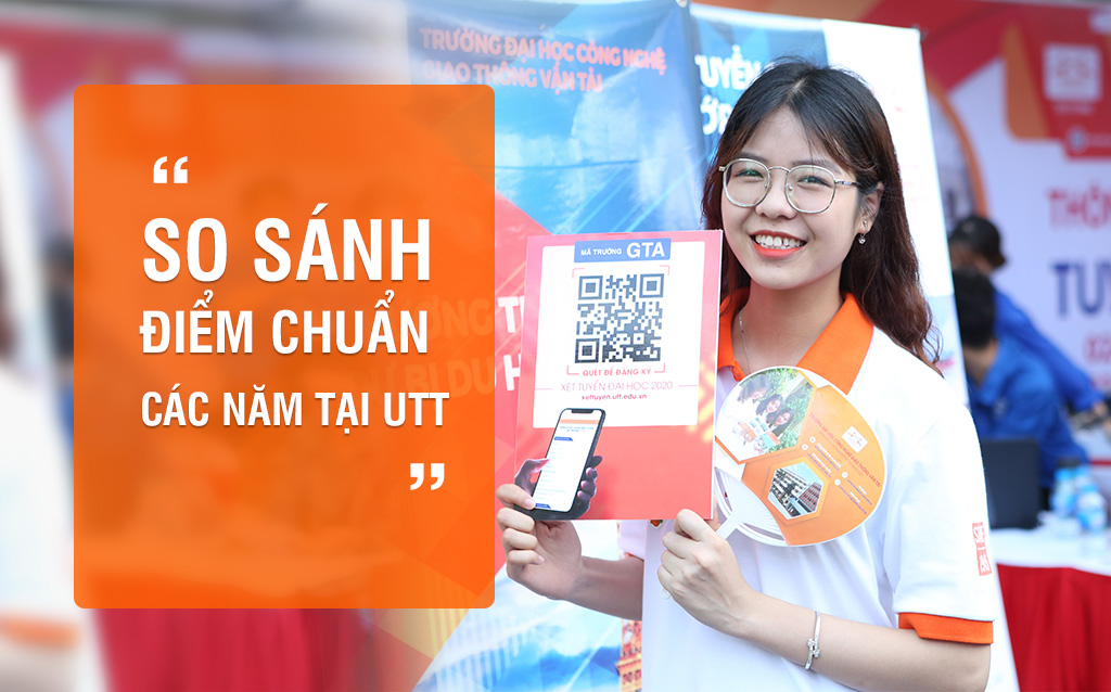 So sánh điểm trúng tuyển của Trường Đại học Công nghệ GTVT 2 năm gần đây