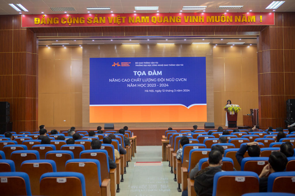 Tọa đàm nâng cao chất lượng đội ngũ GVCN Trường Đại học Công nghệ GTVT
