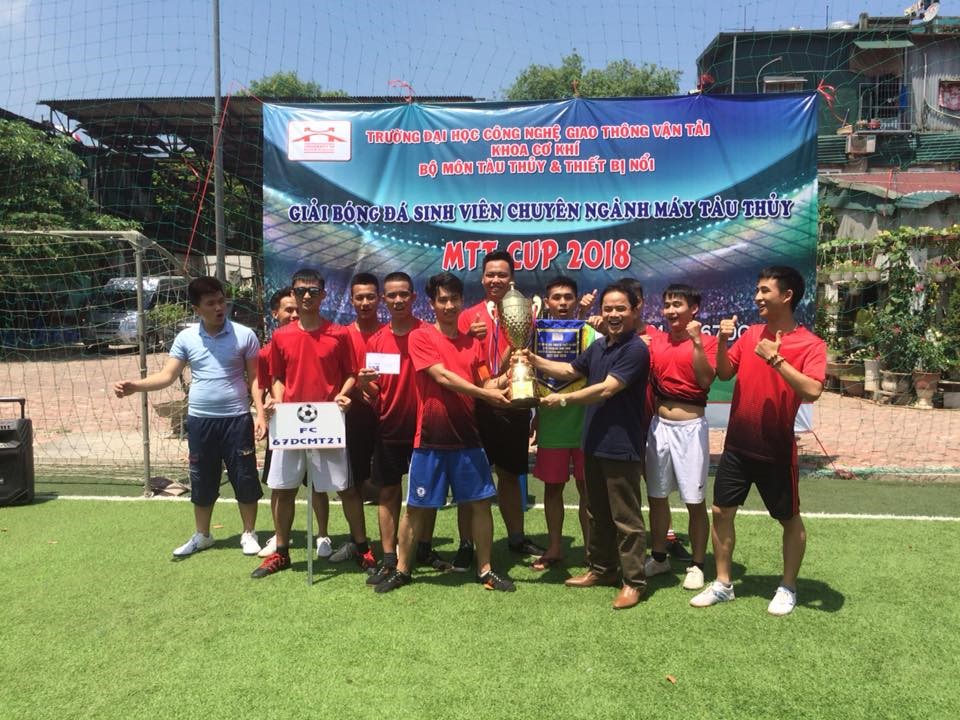 Giải bóng đá sinh viên Chuyên ngành Máy tàu thủy –MTT CUP 2018