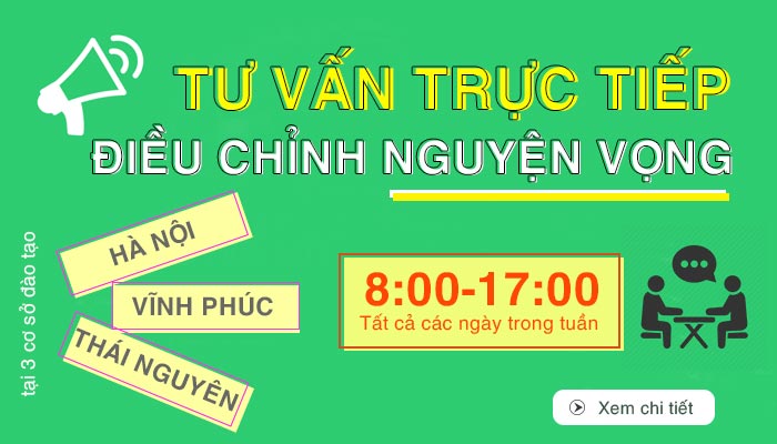 Tư vấn trực tiếp tại Trường điều chỉnh nguyện vọng ĐKXT 2017