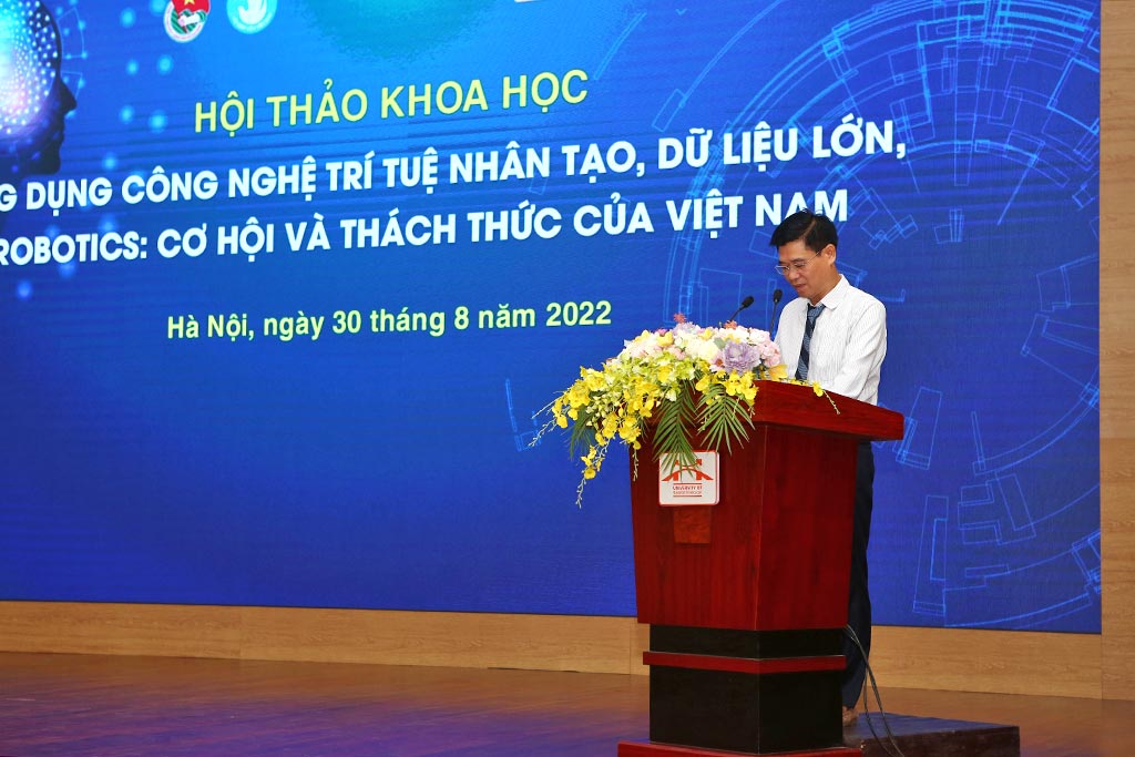 Hội thảo khoa học ứng dụng trí tuệ nhân tạo, dữ liệu lớn, robotics: Cơ hội và thách thức của Việt Nam