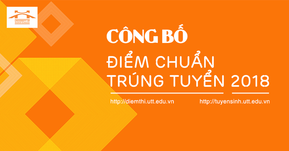 Điểm chuẩn trúng tuyển Đại học năm 2018 - Cơ sở Vĩnh Phúc