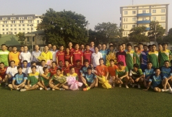 Đội bóng đá UTT thi đấu khởi sắc tại giải bóng đá Tứ hùng của Bộ GTVT