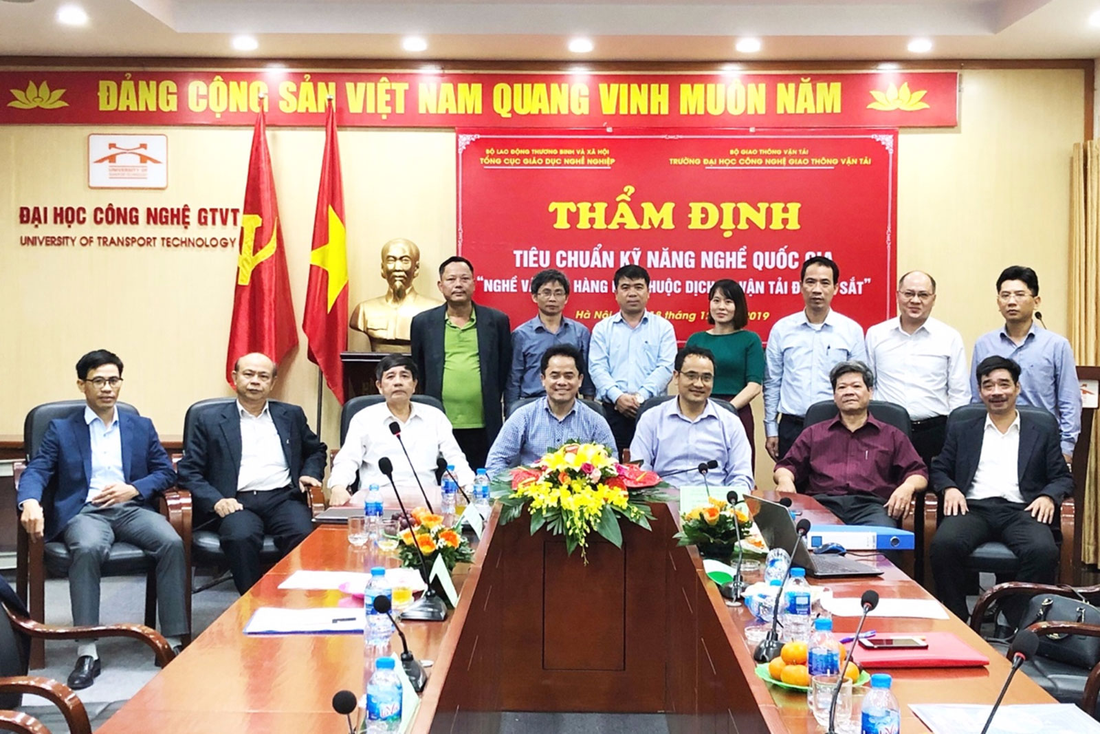 Thẩm định tiêu chuẩn kỹ năng nghề Quốc gia nghề “Vận tải hàng hóa thuộc dịch vụ vận tải đường sắt”