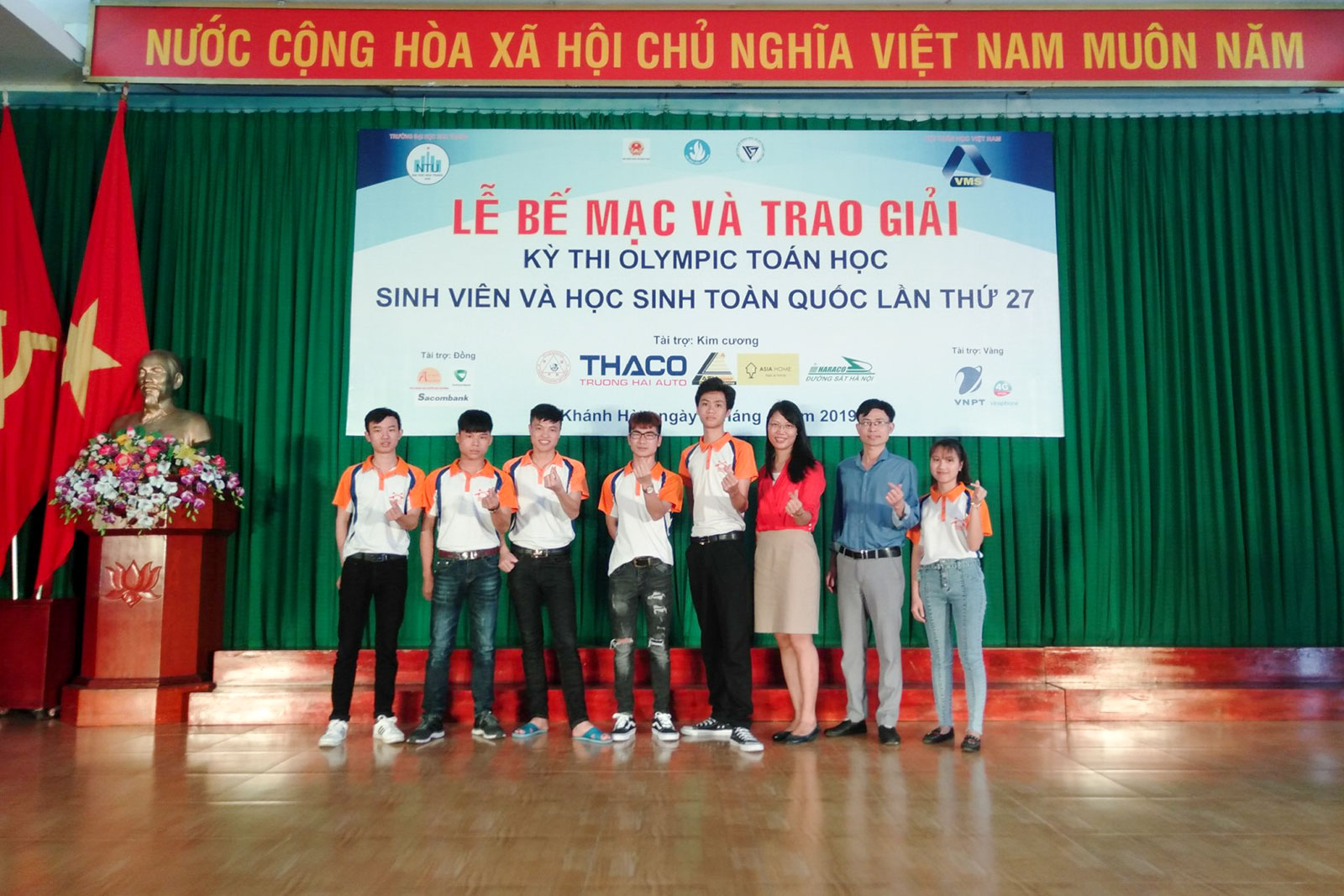 Sinh viên UTT đạt 03 giải Ba tại kỳ thi Olympic Toán học sinh viên và học sinh toàn quốc lần thứ 27