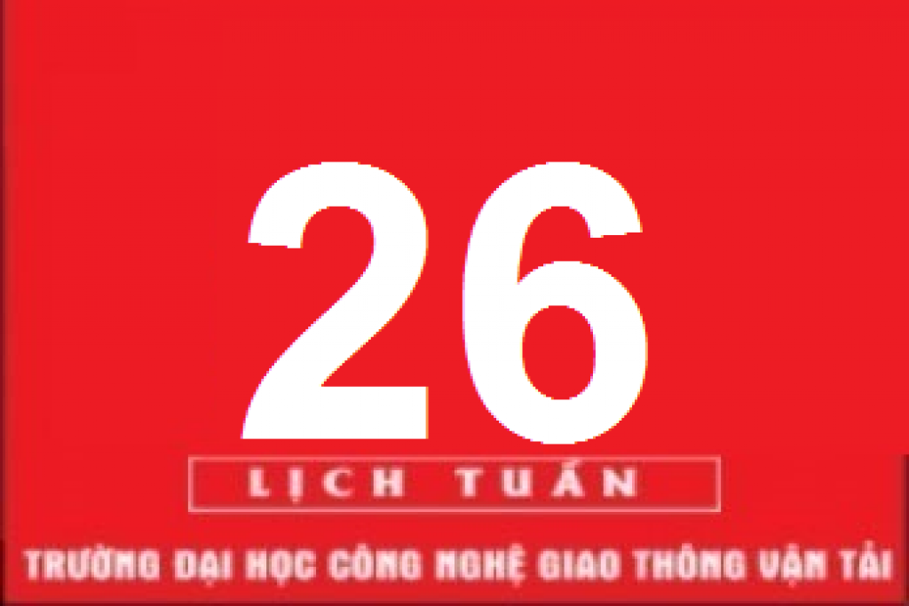 Lịch công tác tuần 26 năm 2023 (từ 26/6/2023 đến 02/7/2023)