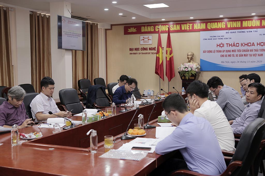 Hội thảo khoa học xây dựng lộ trình áp dụng mức khí thải tương đương Euro 4 cho mô tô, xe gắn máy tại Việt Nam