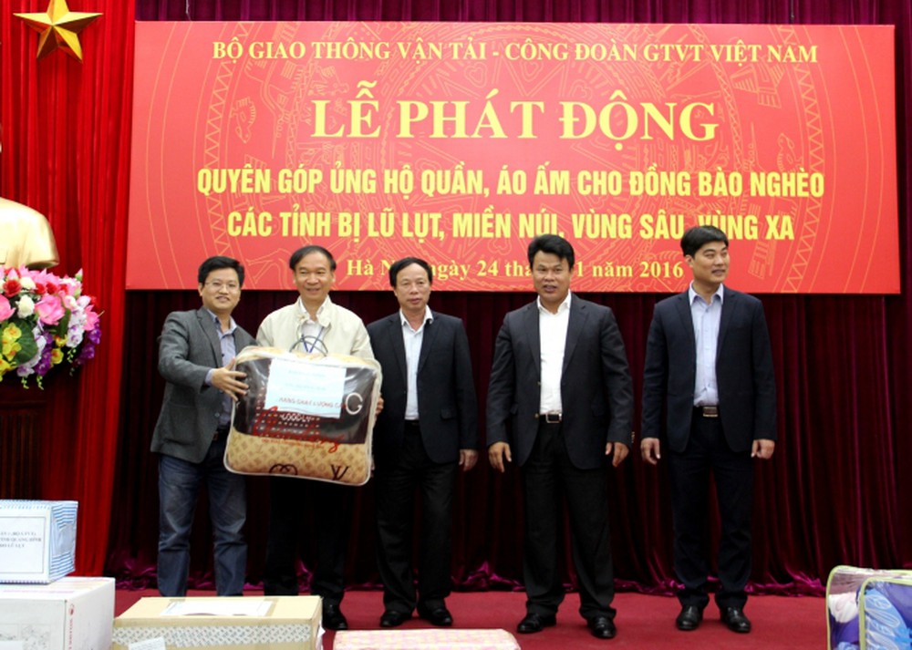 Thông báo Quyên góp ủng hộ Quỹ Xã hội - từ thiện Công đoàn GTVT Việt Nam