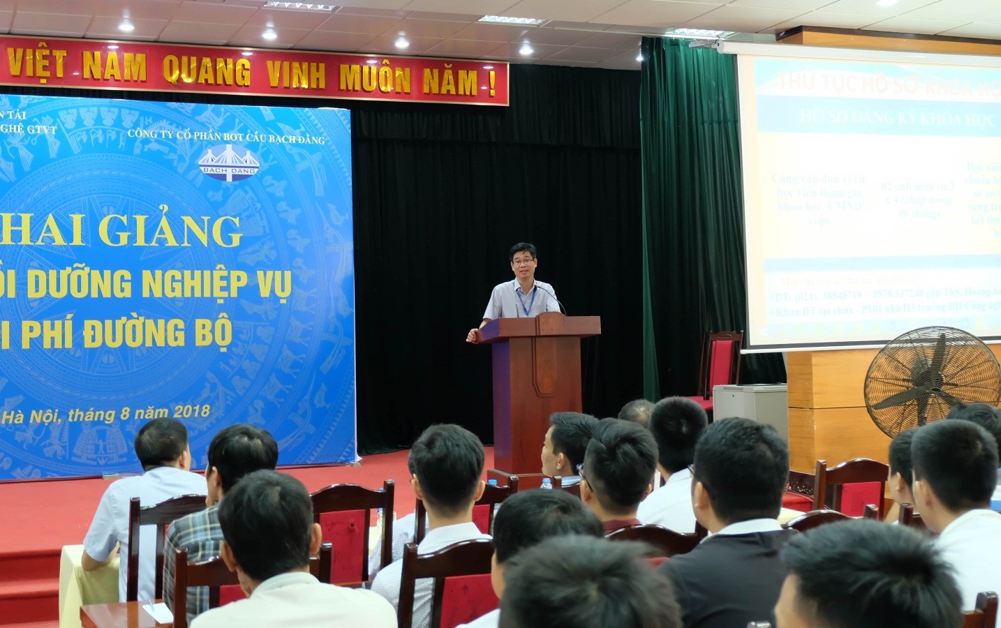 Khai giảng lớp Bồi dưỡng nghiệp vụ thu phí đường bộ