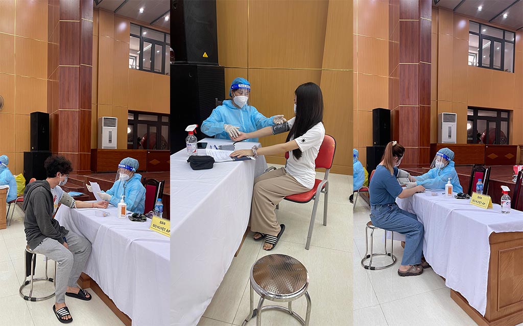 Lưu học sinh Lào tại UTT được hỗ trợ tiêm Vắc xin phòng chống Covid-19