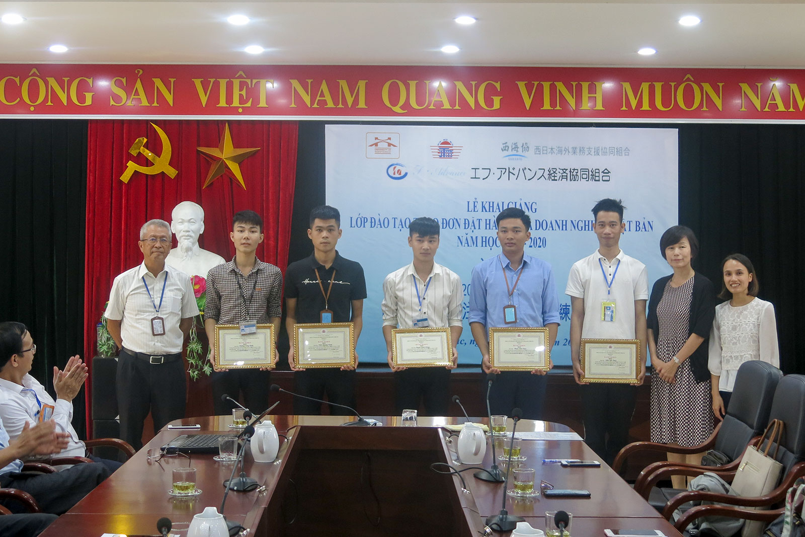 Khai giảng Lớp đào tạo theo đơn đặt hàng của doanh nghiệp Nhật Bản năm học 2019-2020