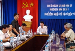 Gặp mặt Đoàn dự thi tay nghề Quốc gia năm 2008